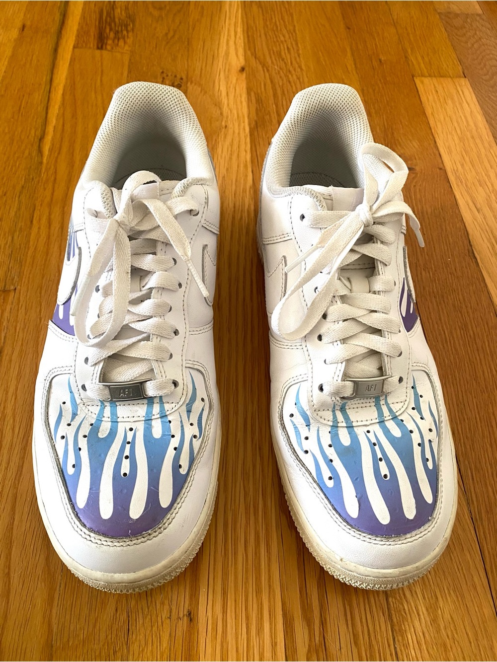 Nike Air Force 1 Flame Graphic Sneakers US 8.5